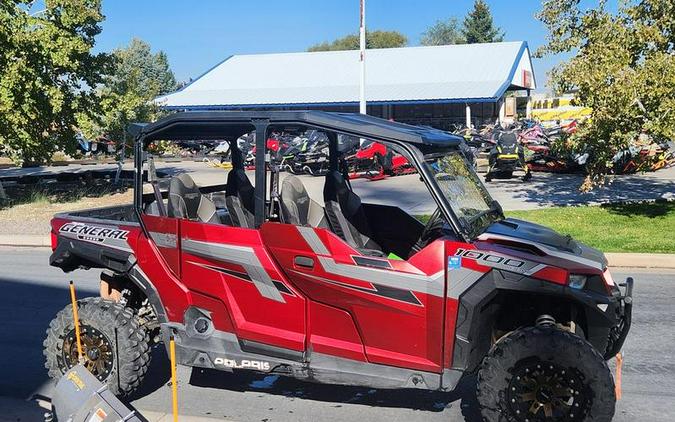 2018 Polaris® General™ 4 1000 EPS Ride Command™ Edition Matte Sunset Red