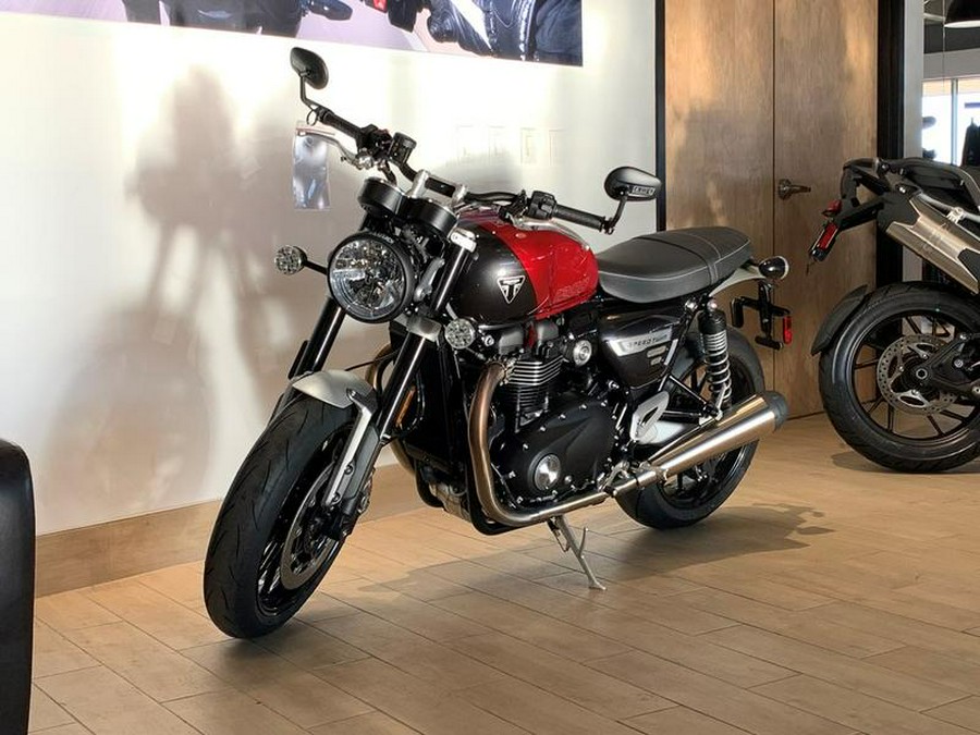 2024 Triumph Speed Twin 1200 Carnival Red/Storm Grey