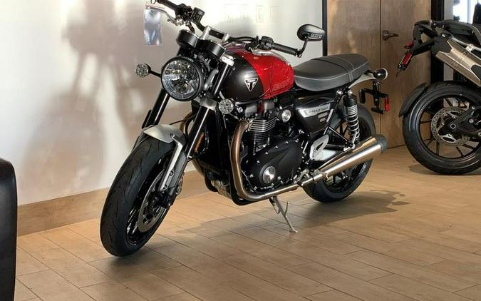 2024 Triumph Speed Twin 1200 Carnival Red/Storm Grey