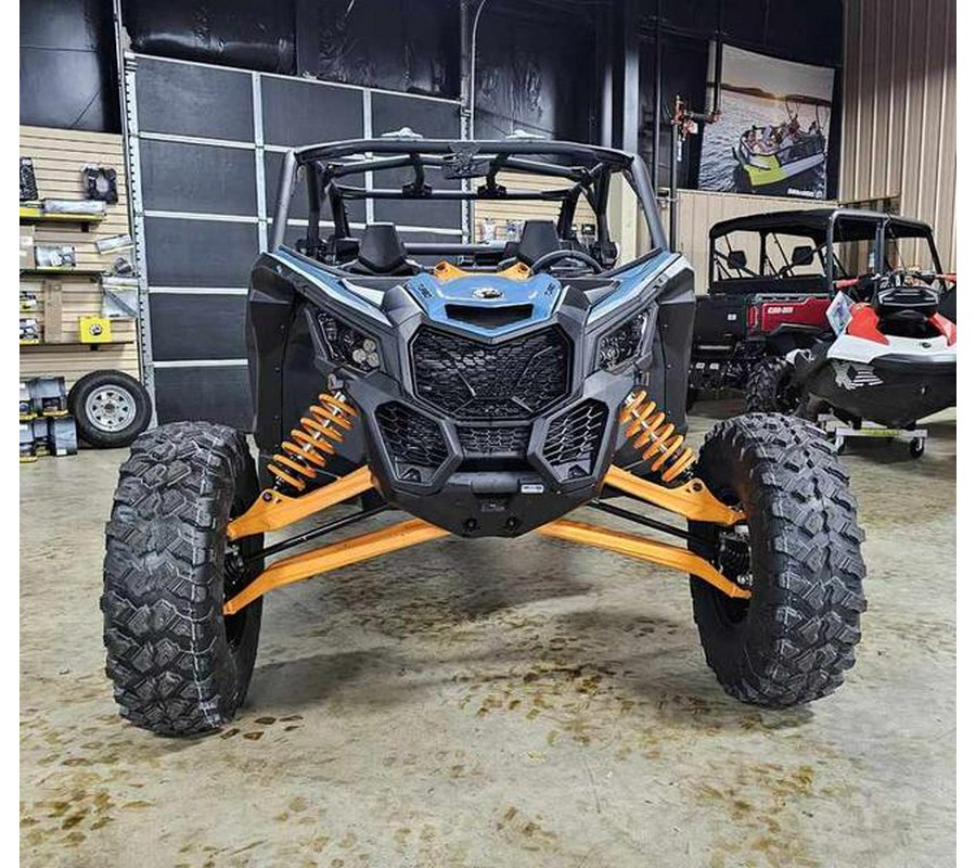 2025 Can-Am® Maverick X3 MAX RS Turbo Scandi Blue & Orange Crush