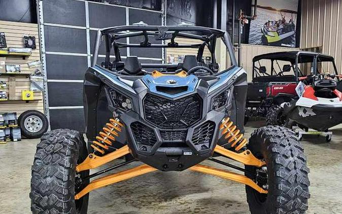 2025 Can-Am® Maverick X3 MAX RS Turbo Scandi Blue & Orange Crush