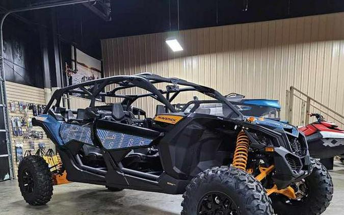 2025 Can-Am® Maverick X3 MAX RS Turbo Scandi Blue & Orange Crush