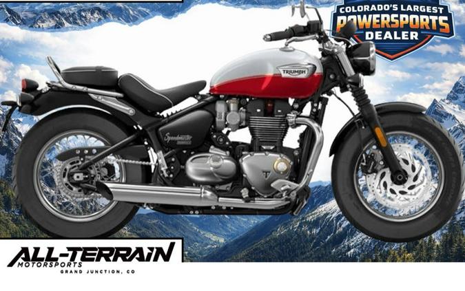 2025 Triumph Bonneville Speedmaster - Snowdonia / Cranberry Red