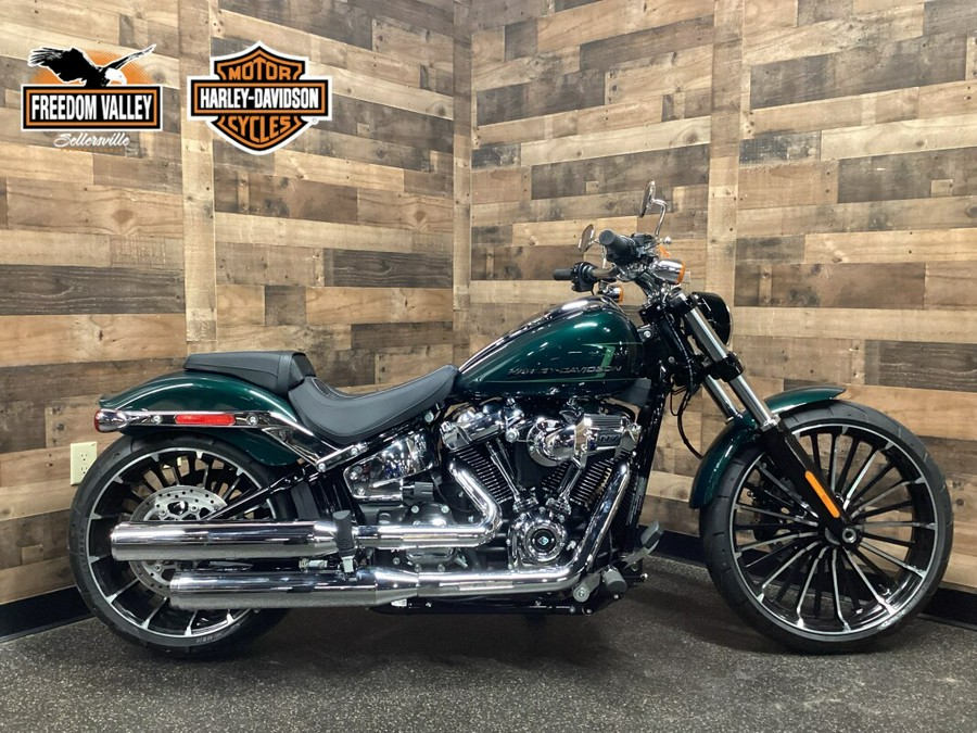 2024 Harley-Davidson Breakout 117 Alpine Green FXBR