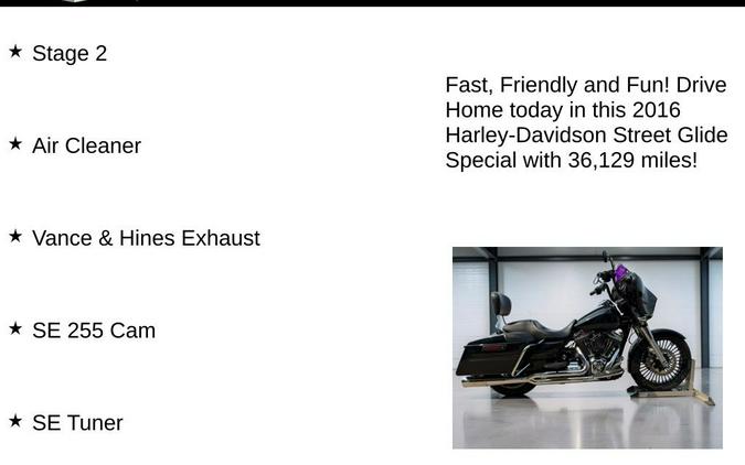 2016 Harley-Davidson Street Glide Special