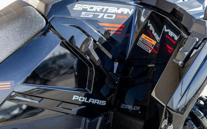 New 2024 POLARIS SPORTSMAN 570 TRAIL ONYX BLACK