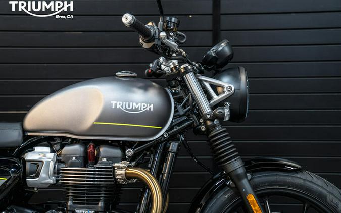 2023 Triumph Speed Twin 900 Matte Silver Ice