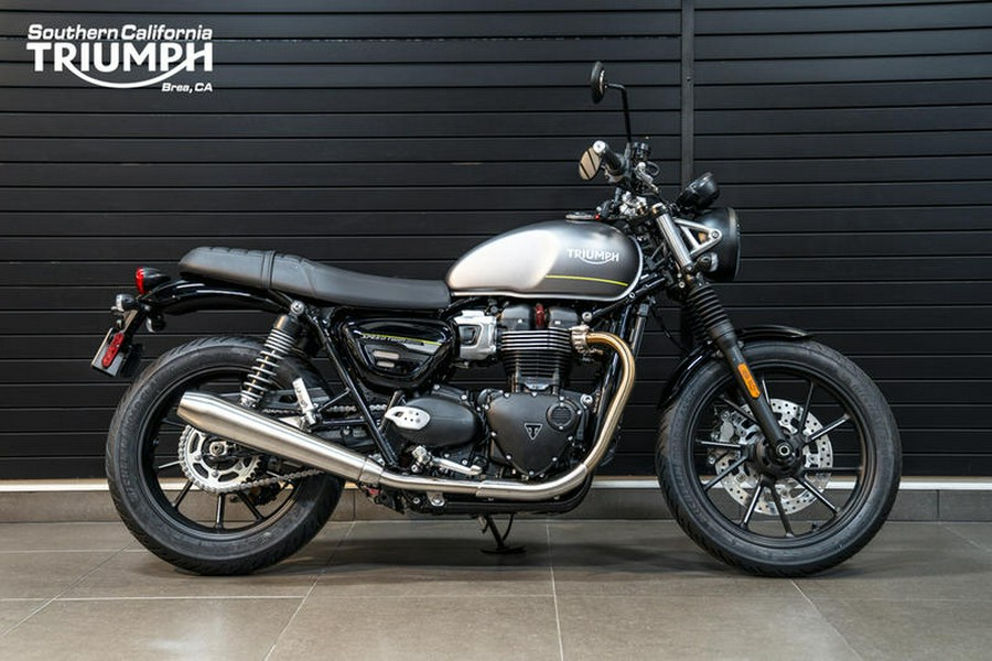 2023 Triumph Speed Twin 900 Matte Silver Ice