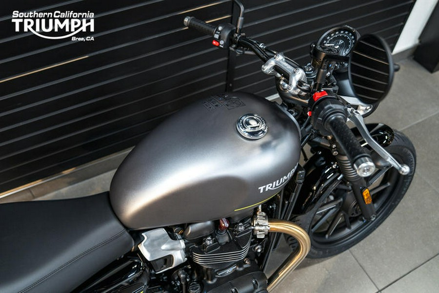 2023 Triumph Speed Twin 900 Matte Silver Ice