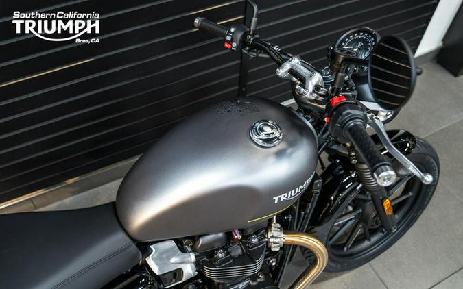 2023 Triumph Speed Twin 900 Matte Silver Ice