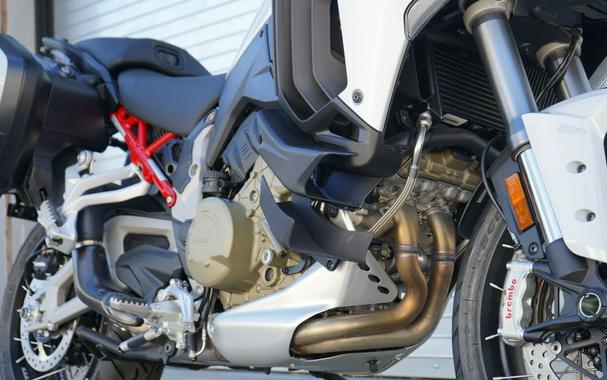 2023 Ducati Multistrada V4S Iceberg White - Spoked Wheels