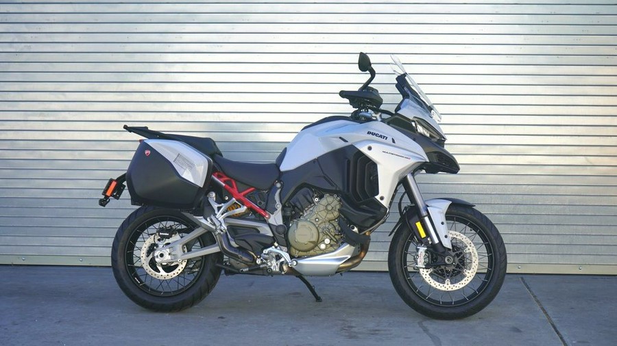 2023 Ducati Multistrada V4S Iceberg White - Spoked Wheels