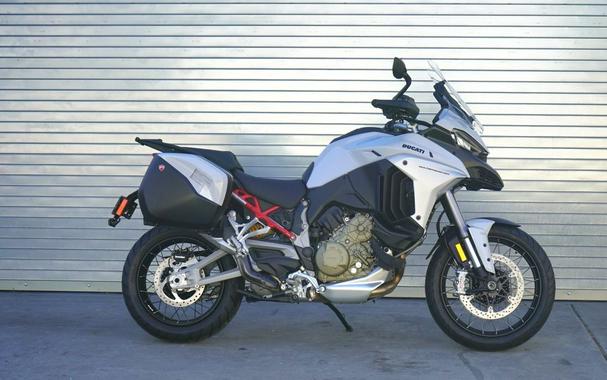 2023 Ducati Multistrada V4S Iceberg White - Spoked Wheels