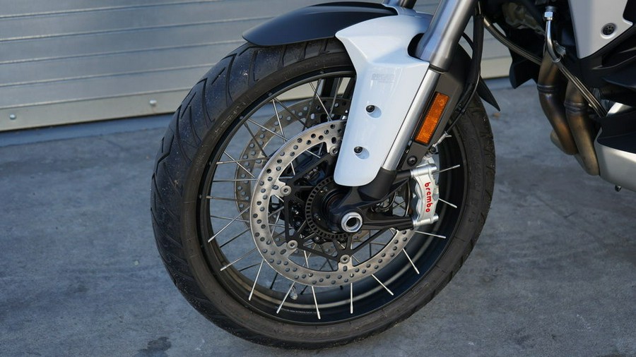 2023 Ducati Multistrada V4S Iceberg White - Spoked Wheels