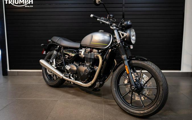 2023 Triumph Speed Twin 900 Matte Silver Ice