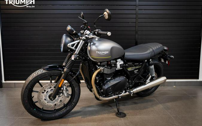 2023 Triumph Speed Twin 900 Matte Silver Ice