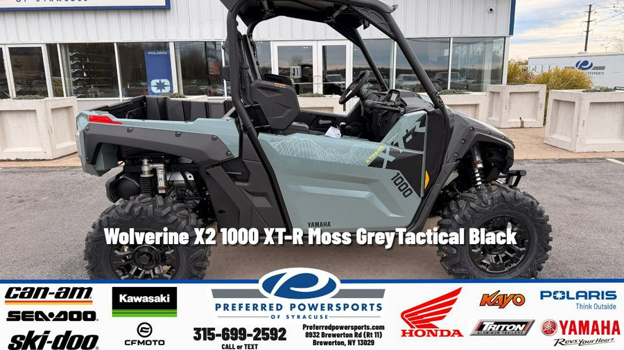 2026 Yamaha Wolverine X2 1000 XT-R Moss Grey/Tactical Black