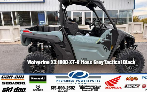 2026 Yamaha Wolverine X2 1000 XT-R Moss Grey/Tactical Black