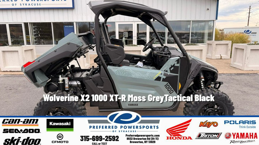2026 Yamaha Wolverine X2 1000 XT-R Moss Grey/Tactical Black