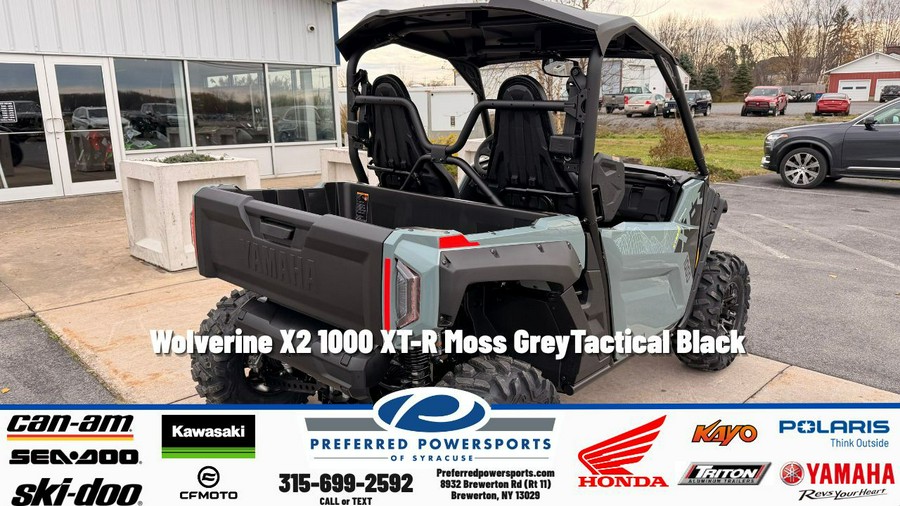 2026 Yamaha Wolverine X2 1000 XT-R Moss Grey/Tactical Black