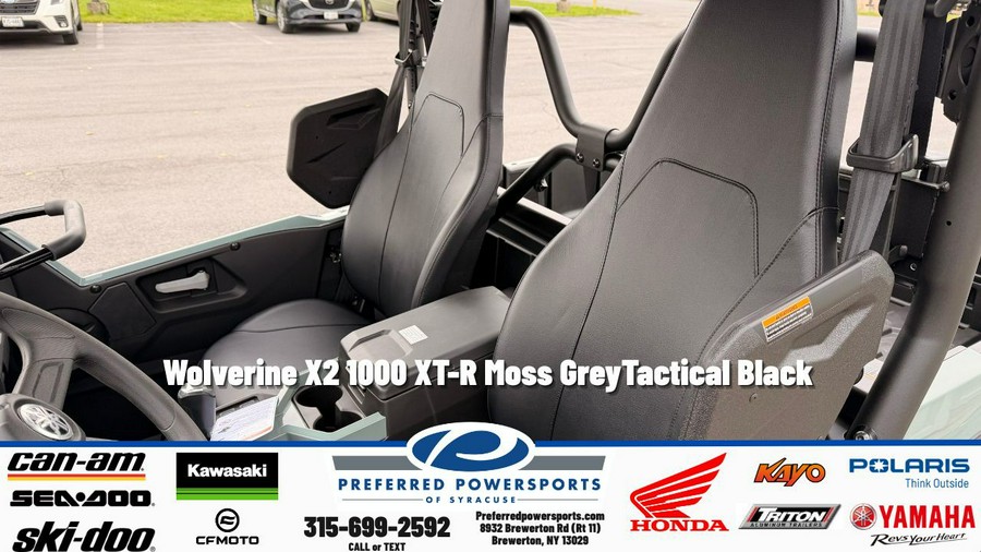 2026 Yamaha Wolverine X2 1000 XT-R Moss Grey/Tactical Black