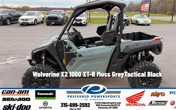 2026 Yamaha Wolverine X2 1000 XT-R Moss Grey/Tactical Black