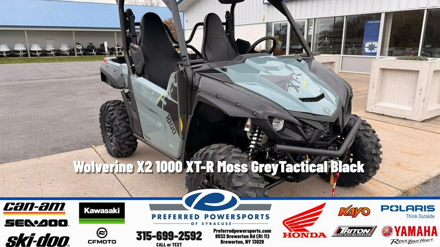 2026 Yamaha Wolverine X2 1000 XT-R Moss Grey/Tactical Black