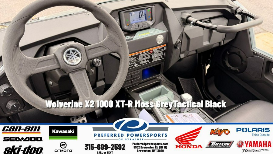 2026 Yamaha Wolverine X2 1000 XT-R Moss Grey/Tactical Black