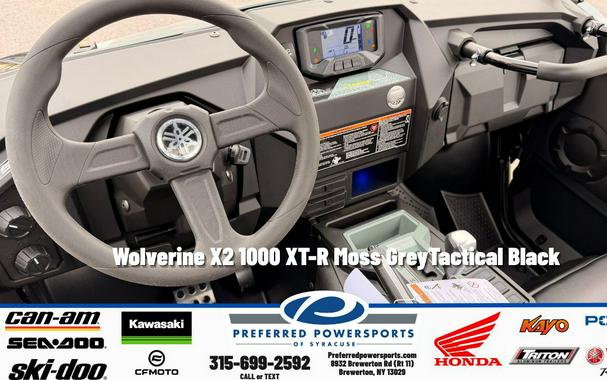 2026 Yamaha Wolverine X2 1000 XT-R Moss Grey/Tactical Black