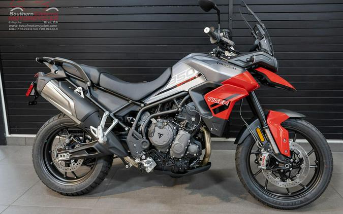 2023 Triumph Tiger 850 Sport Graphite Diablo Red