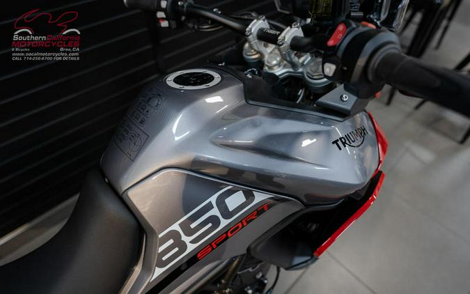 2023 Triumph Tiger 850 Sport Graphite Diablo Red