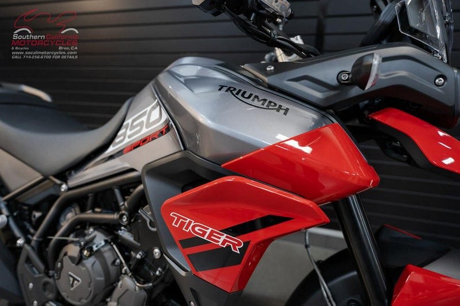 2023 Triumph Tiger 850 Sport Graphite Diablo Red