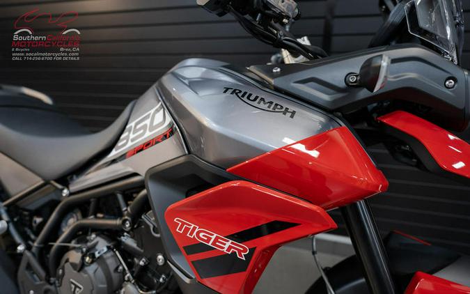 2023 Triumph Tiger 850 Sport Graphite Diablo Red