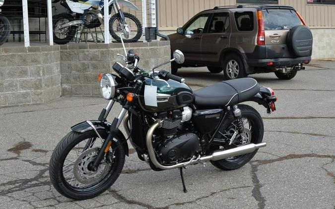 2024 Triumph Bonneville T100 Competition Green/Ironstone