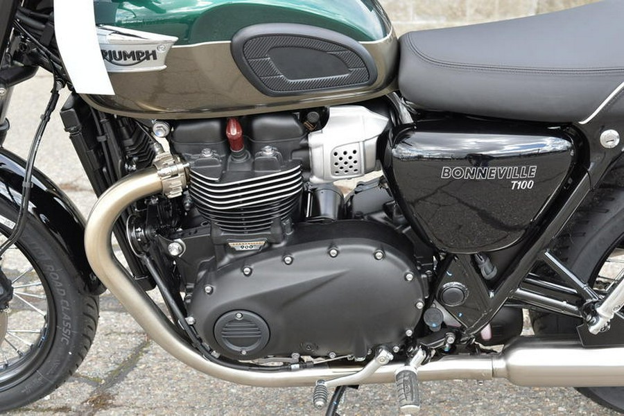 2024 Triumph Bonneville T100 Competition Green/Ironstone