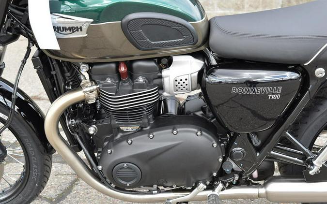 2024 Triumph Bonneville T100 Competition Green/Ironstone