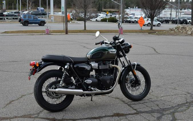 2024 Triumph Bonneville T100 Competition Green/Ironstone