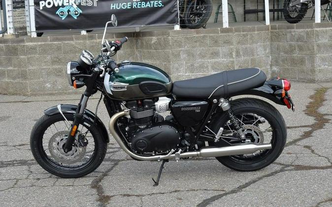 2024 Triumph Bonneville T100 Competition Green/Ironstone