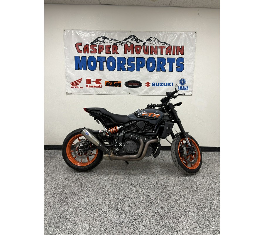 2023 Indian Motorcycle FTR Stealth Gray / Orange Burst - UO8637