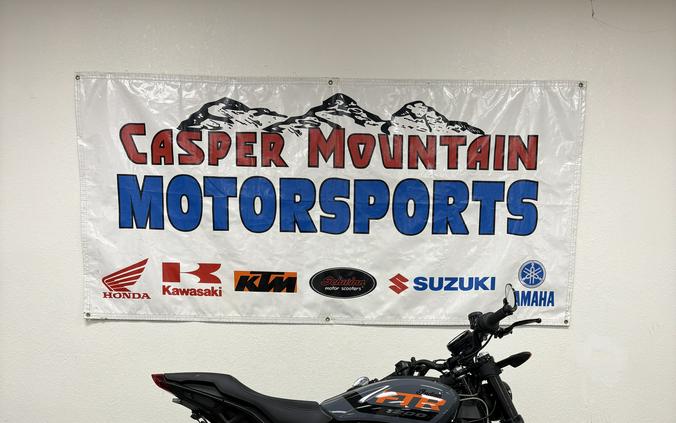 2023 Indian Motorcycle FTR Stealth Gray / Orange Burst - UO8637