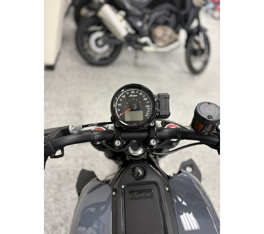 2023 Indian Motorcycle FTR Stealth Gray / Orange Burst - UO8637
