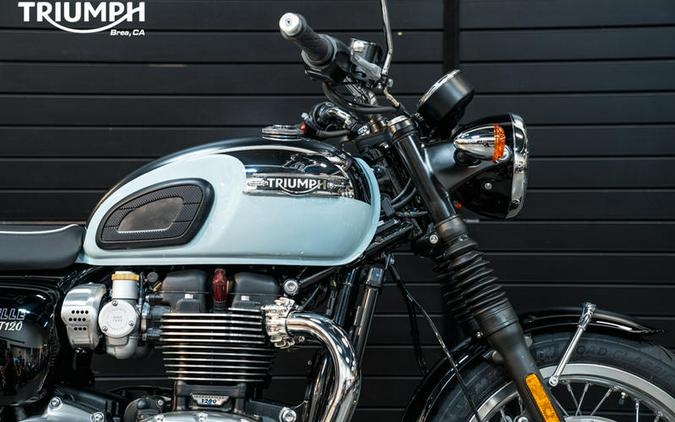 2023 Triumph Bonneville T120 Chrome Edition Meriden Blue