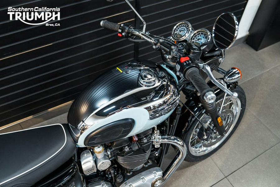 2023 Triumph Bonneville T120 Chrome Edition Meriden Blue