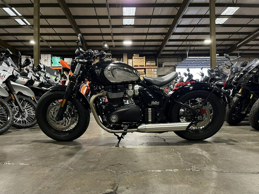 2023 Triumph Bonneville Bobber Chrome Edition Chrome / Jet Blac