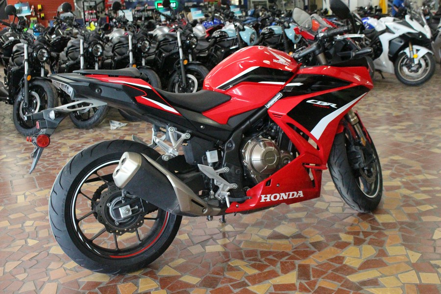 2022 Honda CBR500R ABS CBR500R ABS Matte Gray Metallic - N5300586