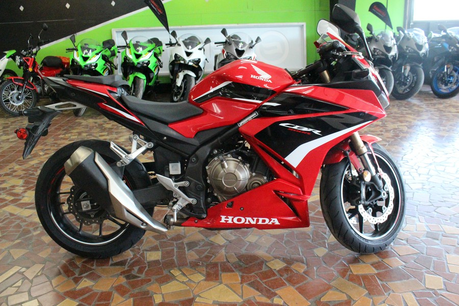 2022 Honda CBR500R ABS CBR500R ABS Matte Gray Metallic - N5300586