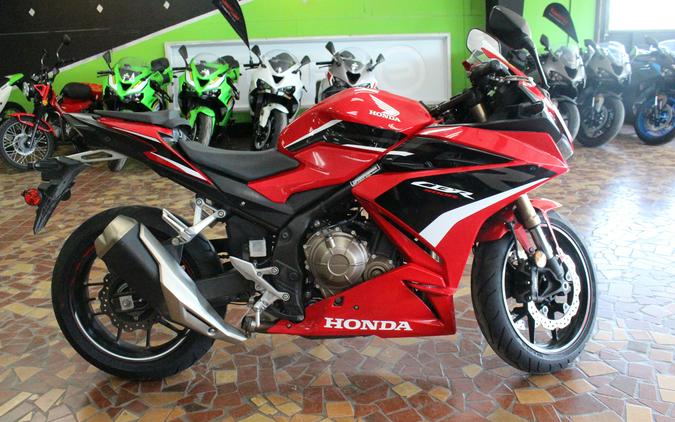 2022 Honda CBR500R ABS CBR500R ABS Matte Gray Metallic - N5300586