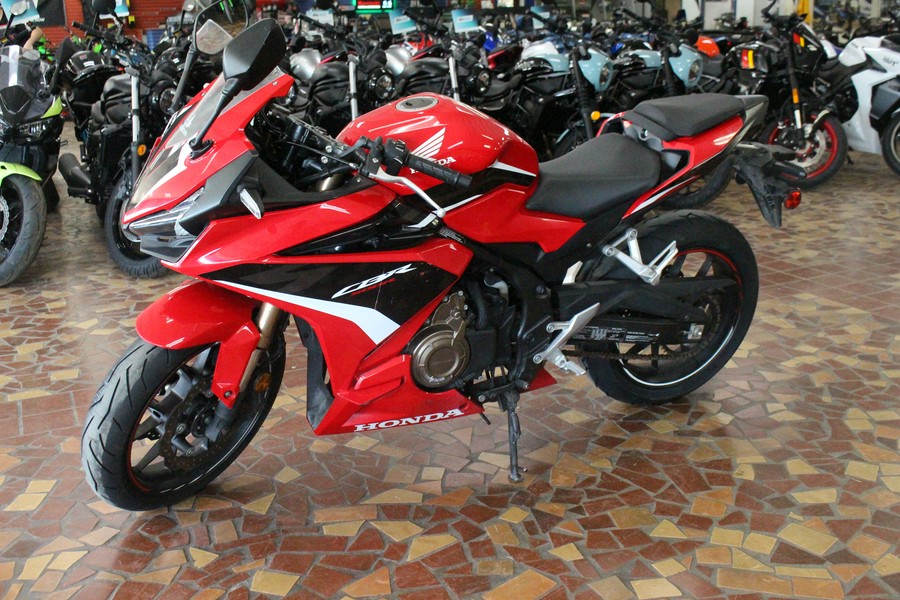 2022 Honda CBR500R ABS CBR500R ABS Matte Gray Metallic - N5300586