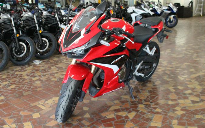2022 Honda CBR500R ABS CBR500R ABS Matte Gray Metallic - N5300586