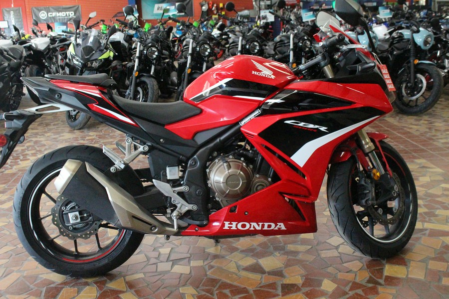 2022 Honda CBR500R ABS CBR500R ABS Matte Gray Metallic - N5300586